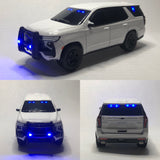 Unmarked Chevy Tahoe w/ working lights- 1/64 scale